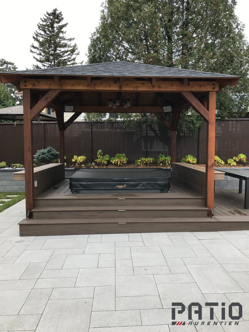 Gazebo Montréal pavillon de jardin Patios Laurentiens 4507124000